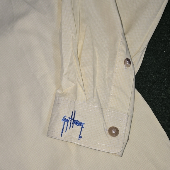 Guy Harvey | 100% Cotton Casual Button Down Embroidered Mens Long Sleeve Shirt - Picture 11 of 16